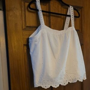 Maurices White Boxy Camisole Crop Top